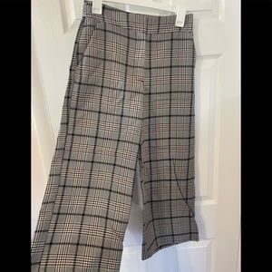 H&M Plaid Culottes